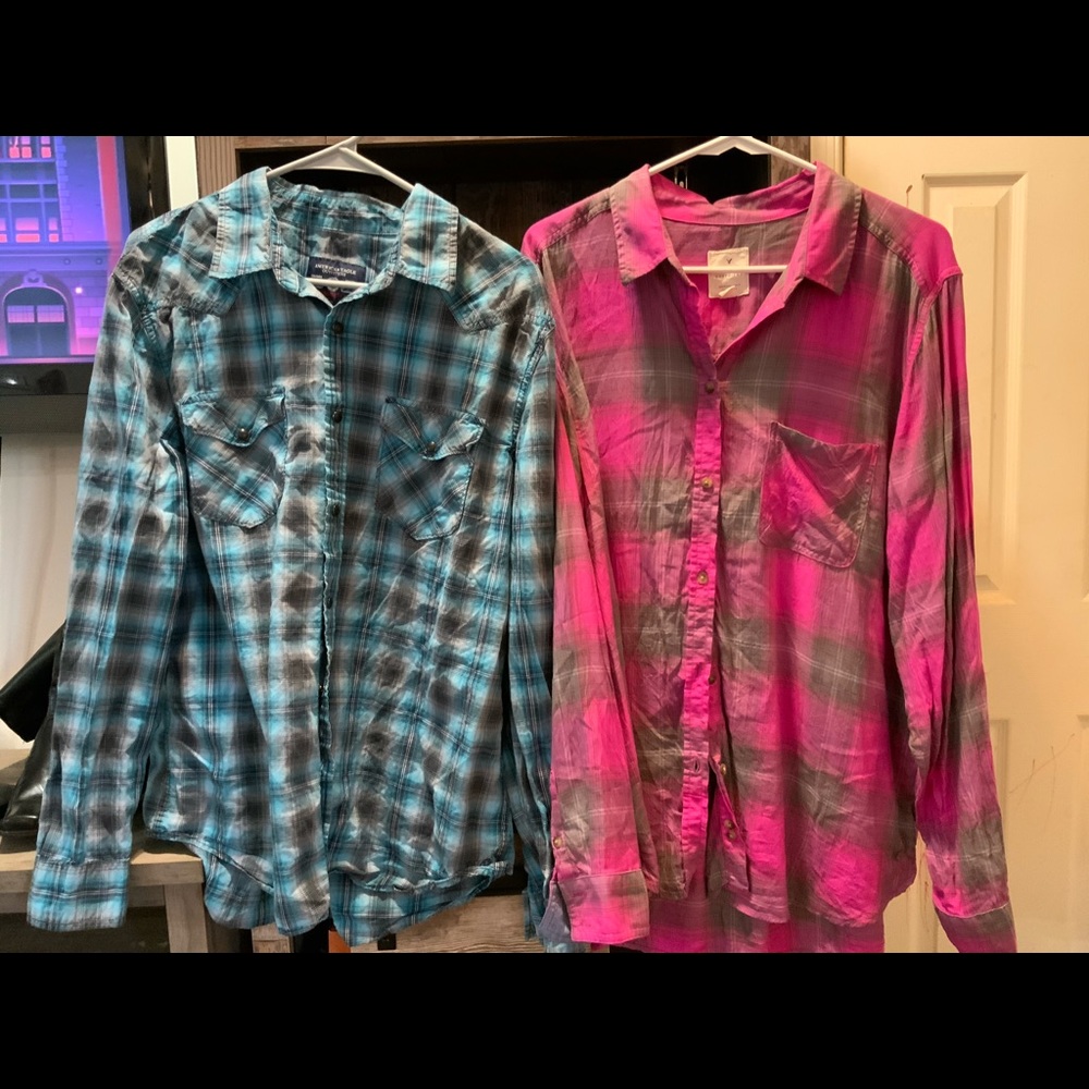 AE Long Sleeve Button Up Bundle